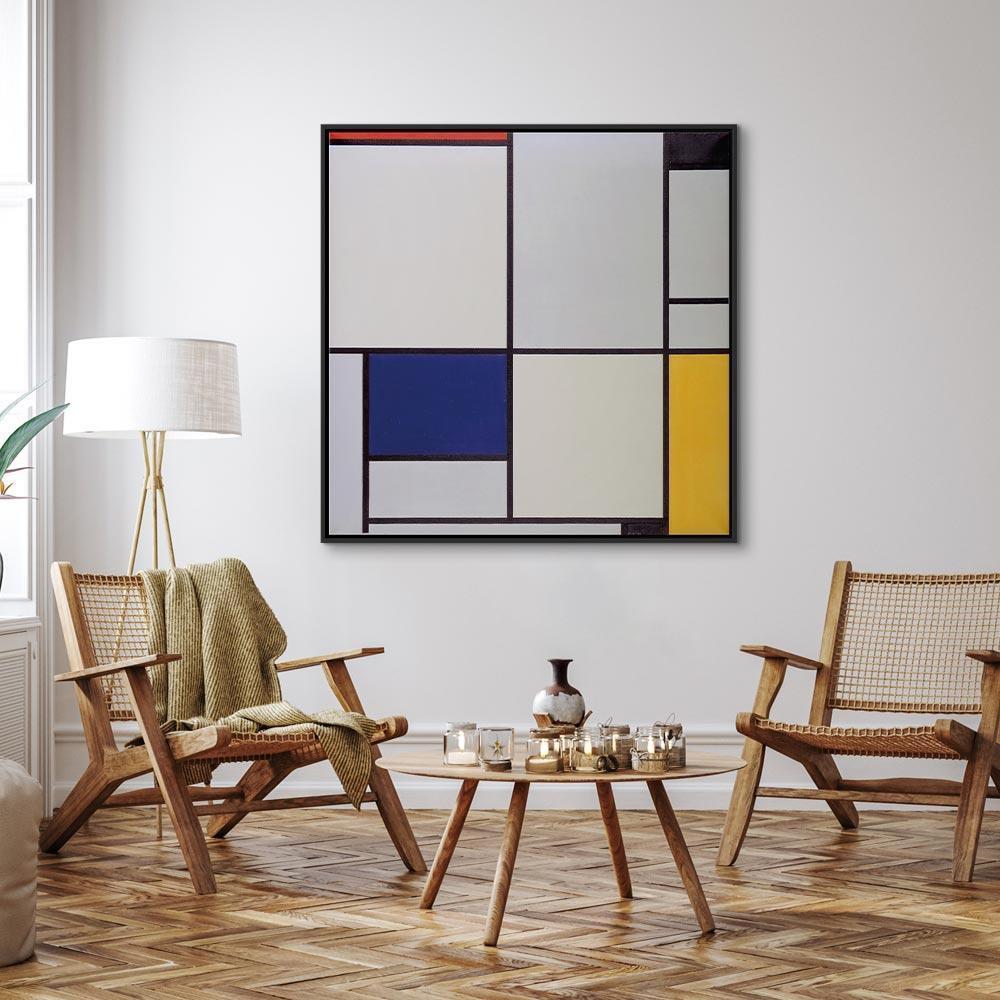 Leinwandbild - Piet Mondrian – Tableau I