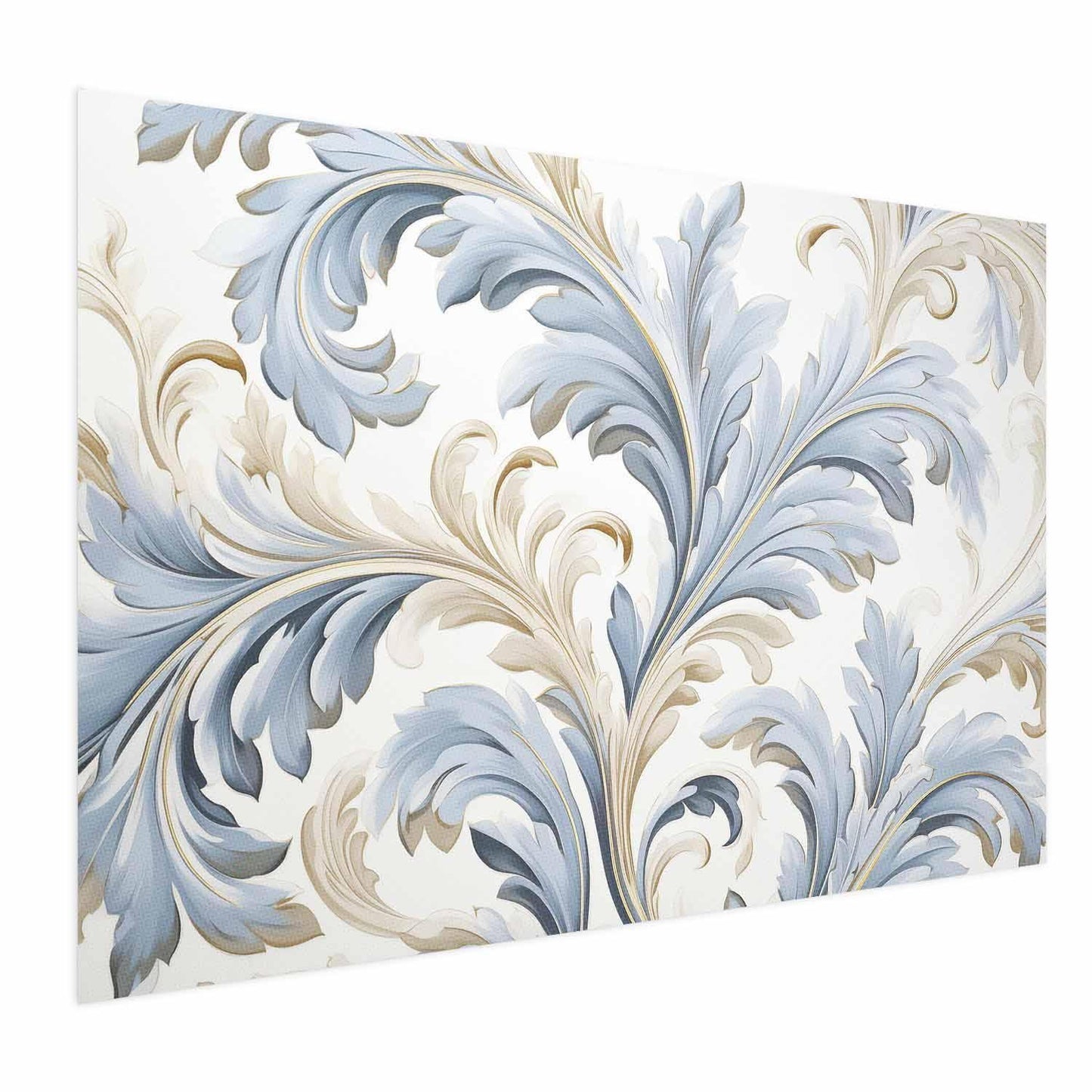 Poster - Baroque Vines in Light Colors Artgeist