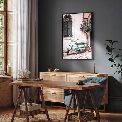 Leinwandbild - Iconic Vespa (1 Part) Vertical