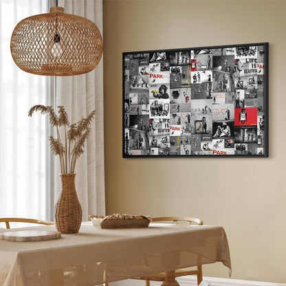 Leinwandbild - Street Art: Banksy