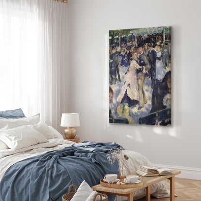 Leinwandbild - Pierre-Auguste Renoir – Le Moulin de la Galette, detail of the dancers