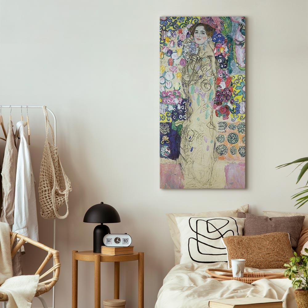 Leinwandbild - Gustav Klimt – Portrait of Maria Munk