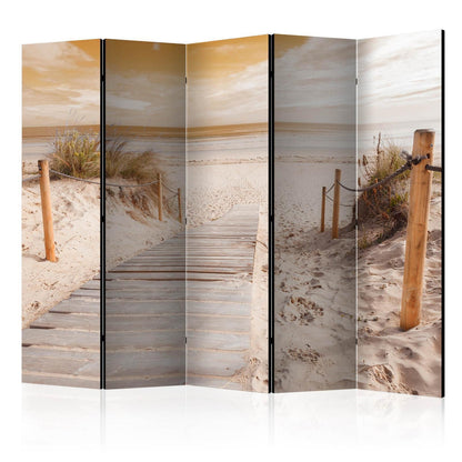 Paravent - On the beach - sepia