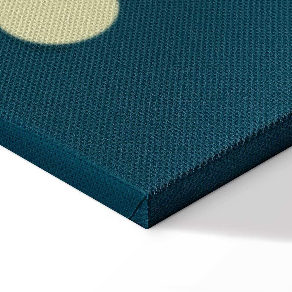 Leinwandbild - Female Tennis Player With a Red Racket on the Court - Graphics