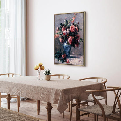 Leinwandbild - Pierre-Auguste Renoir – Vase of Roses