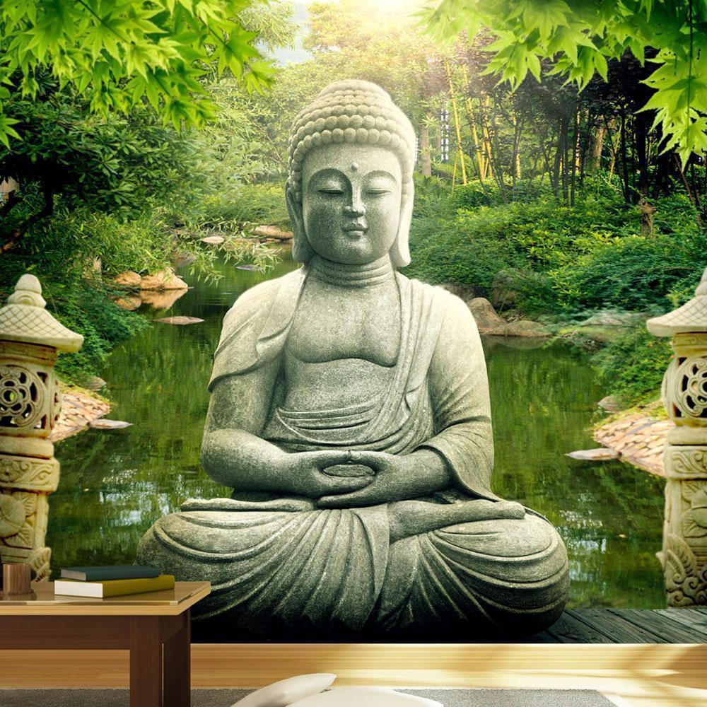 Fototapete - Buddha's garden Artgeist