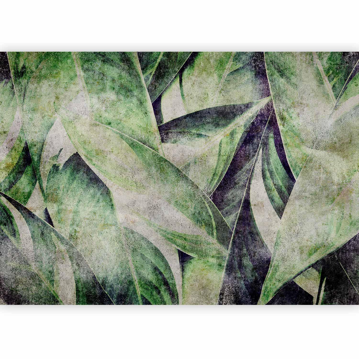 Fototapete - Industrial Leaves Artgeist