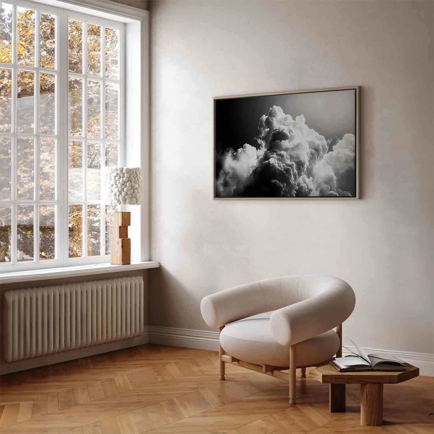 Leinwandbild - Clouds Like from Dreams: Let the Sun Illuminate Your Day – A Visual Feast Artgeist