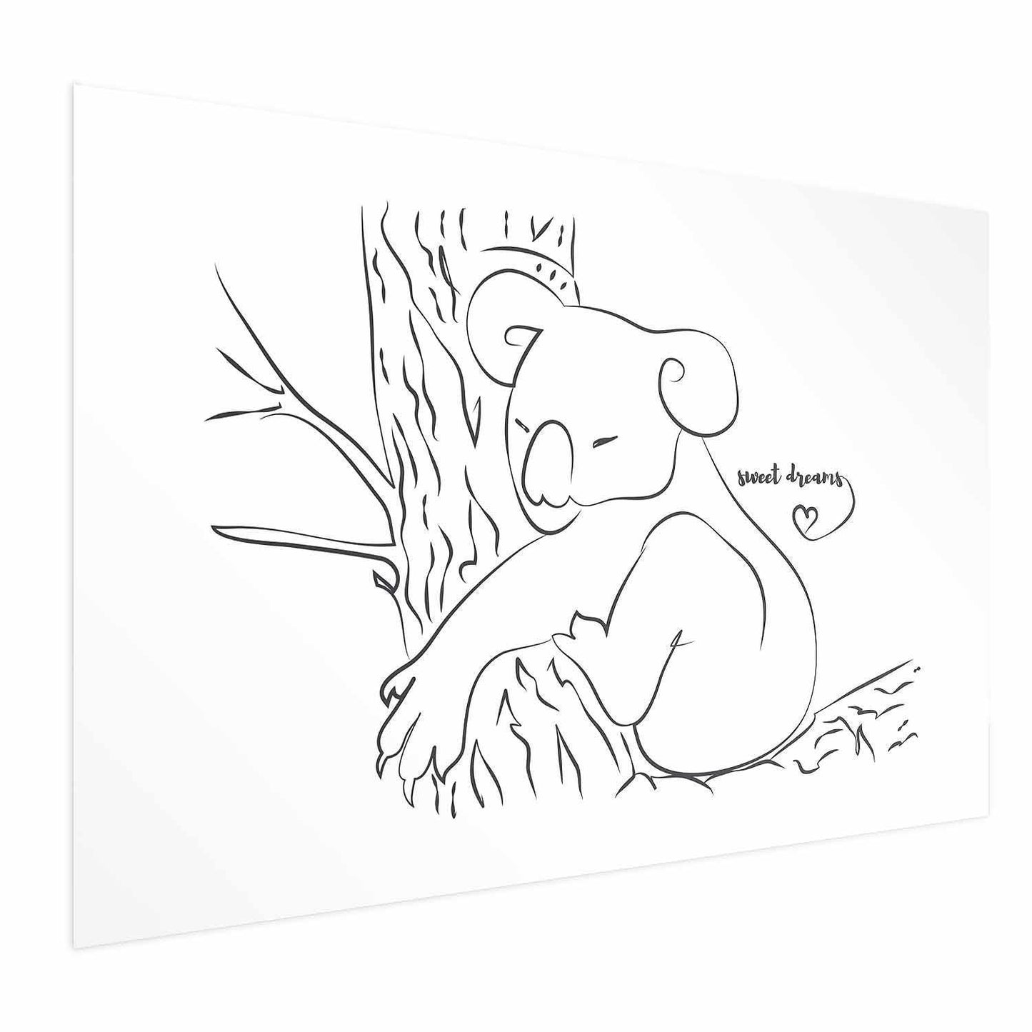 Poster - Sleeping Koala Artgeist
