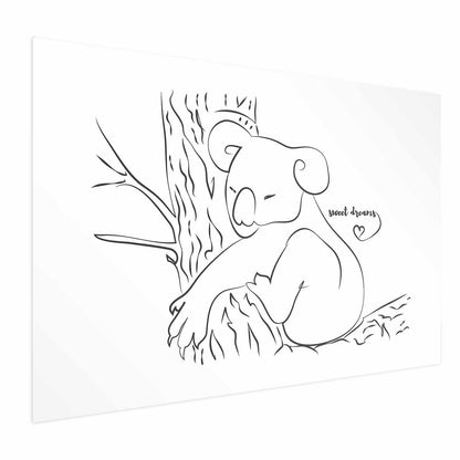 Poster - Sleeping Koala Artgeist