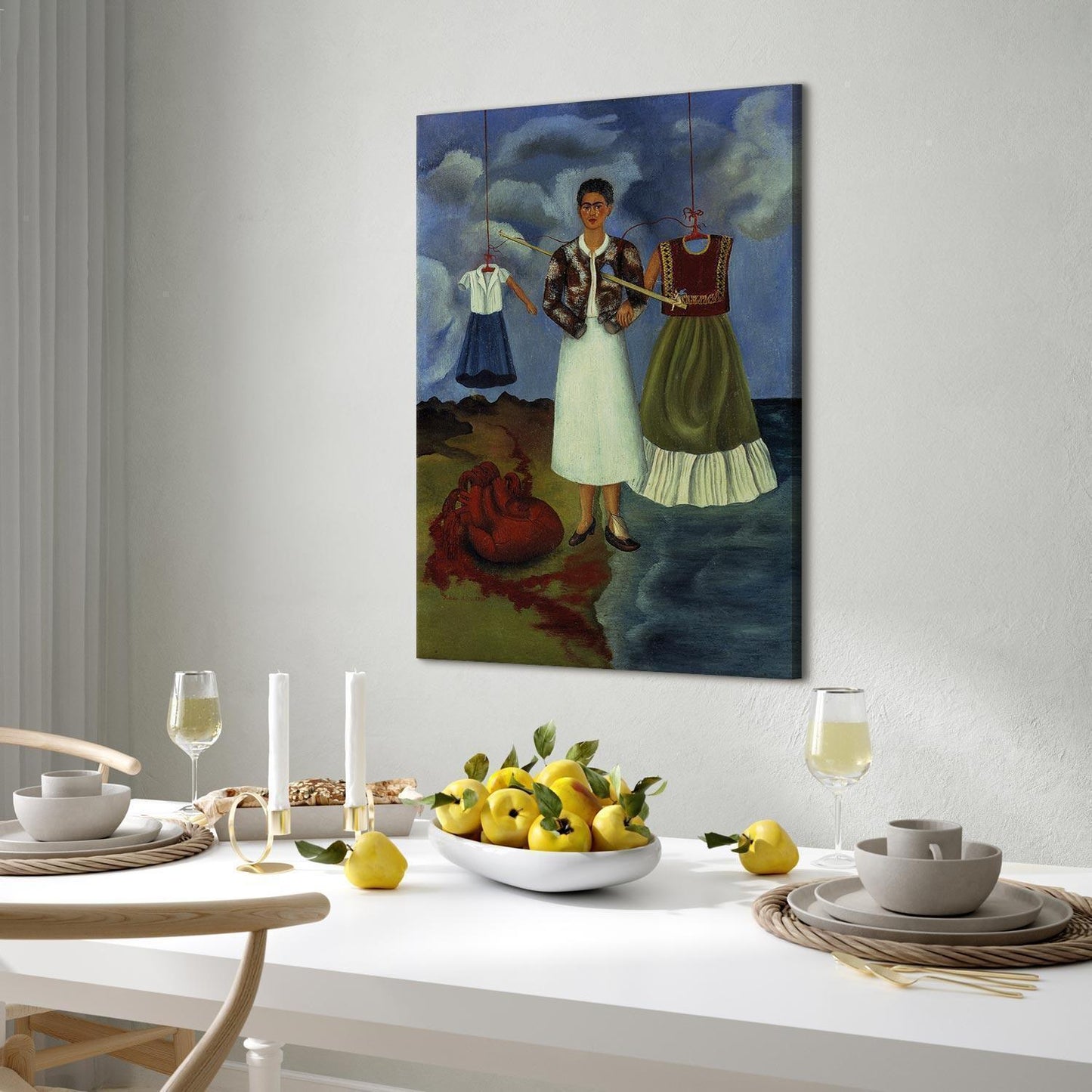 Leinwandbild - Frida Kahlo – Memory (The Heart)