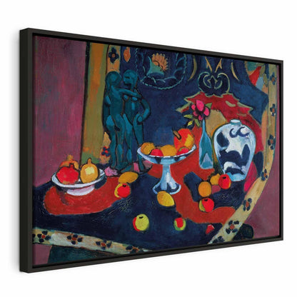 Leinwandbild - Henri Matisse – Still Life with Fruit and Bronze Statuette