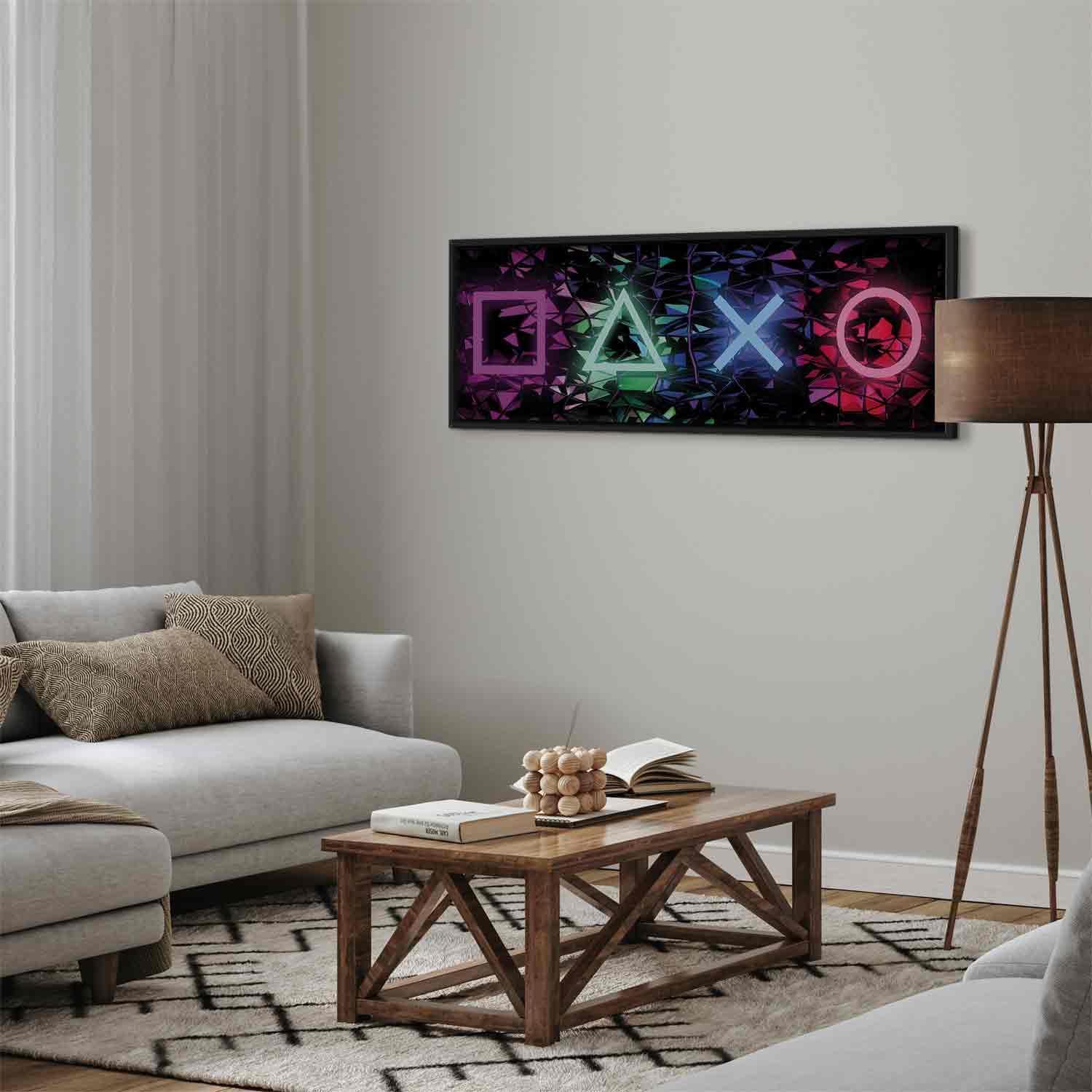 Leinwandbild - Fun Symbols, dekorativ, Wohnzimmer, moderne Wandkunst.