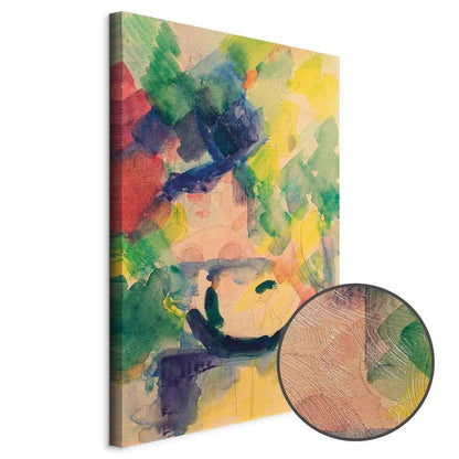 Leinwandbild - August Macke – Couple in the Boat