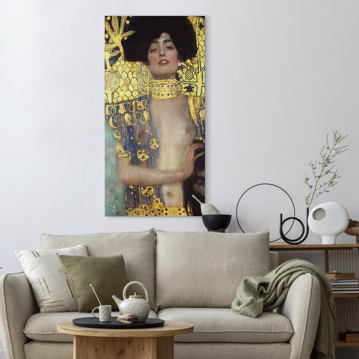 Leinwandbild - Judith and the Head of Holofernes Artgeist