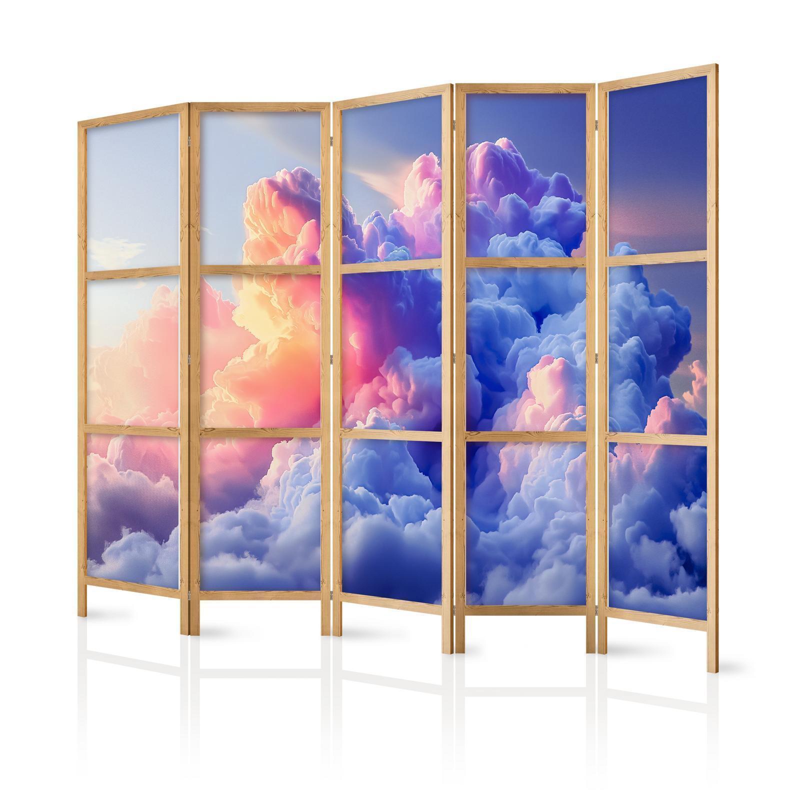 Japanischer Paravent - Clouds Like Painted: Artistic Brushes of Dawn Painting the Sky Artgeist