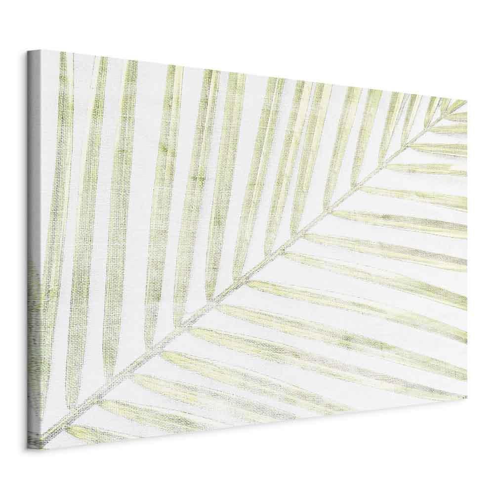 Leinwandbild - Palm Leaf (1 Part) Wide