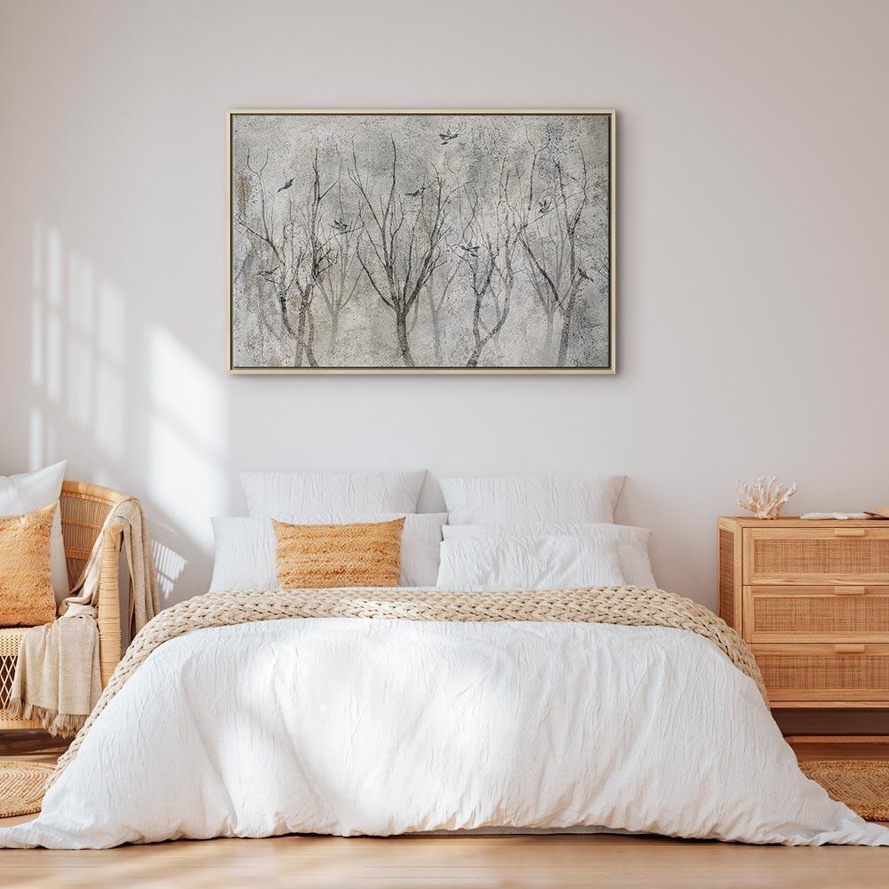 Leinwandbild - Singing in the Forest (1 Part) Wide