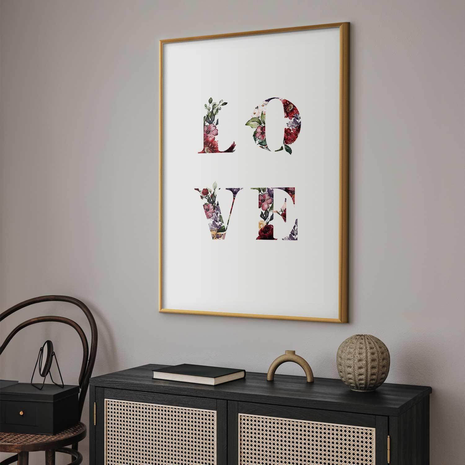 Poster - Love in Flowers Artgeist