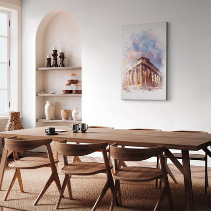 Leinwandbild - Painted Parthenon (1 Part) Vertical