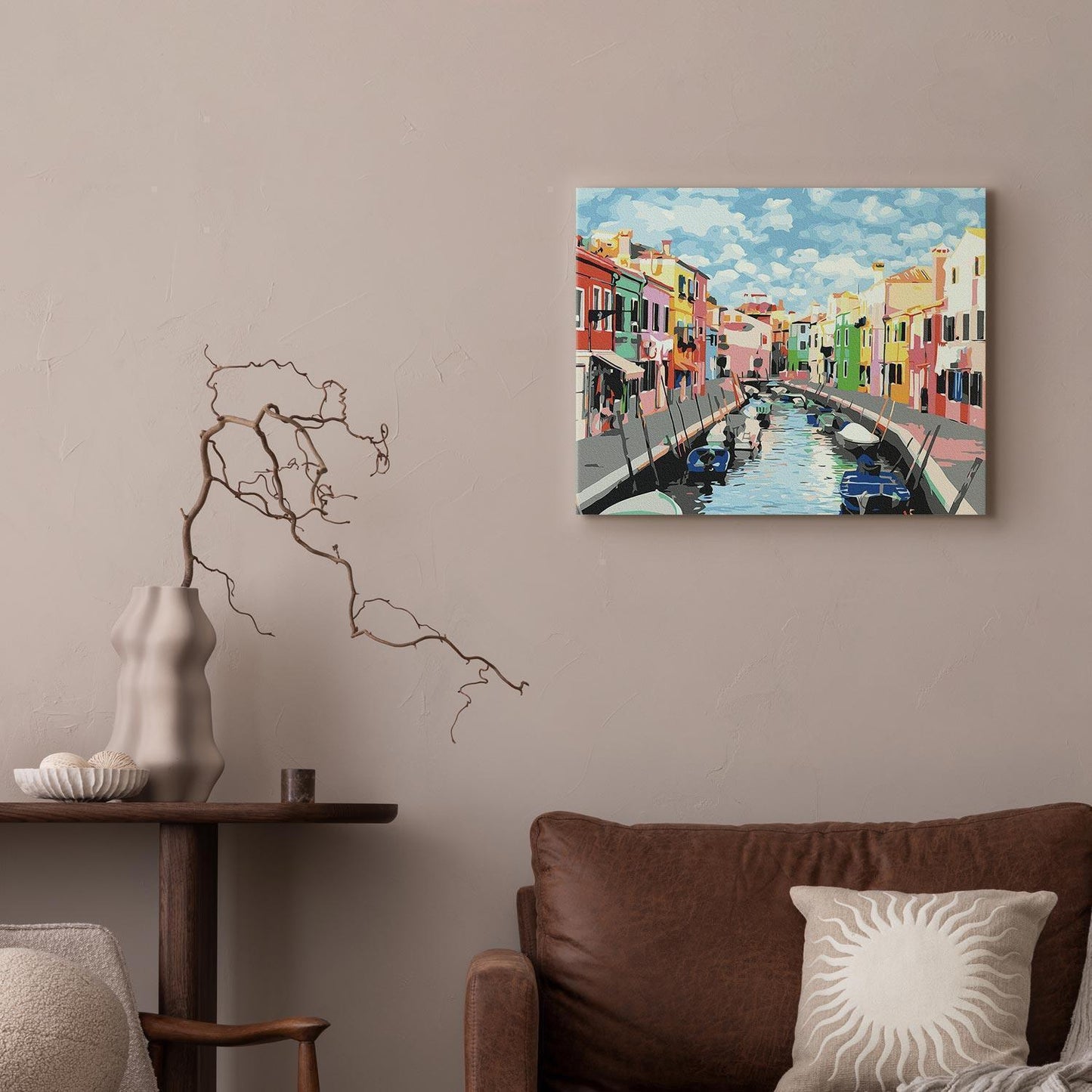 Malen nach Zahlen - Houses in Burano