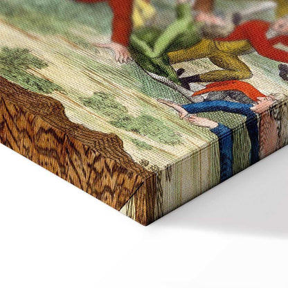 Leinwandbild - Jacques-Louis David – Caricature of the English Government