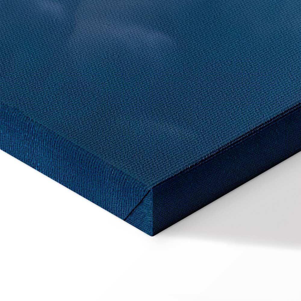 Leinwandbild - Aerial Landscapes: Rays Lighting Up Fluffy Cloud Formations