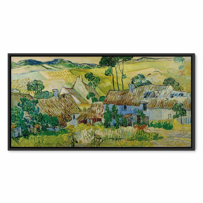 Leinwandbild - Vincent Van Gogh – Farms near Auvers