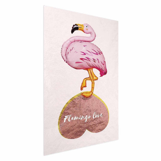 Poster - Flamingo in Love Artgeist