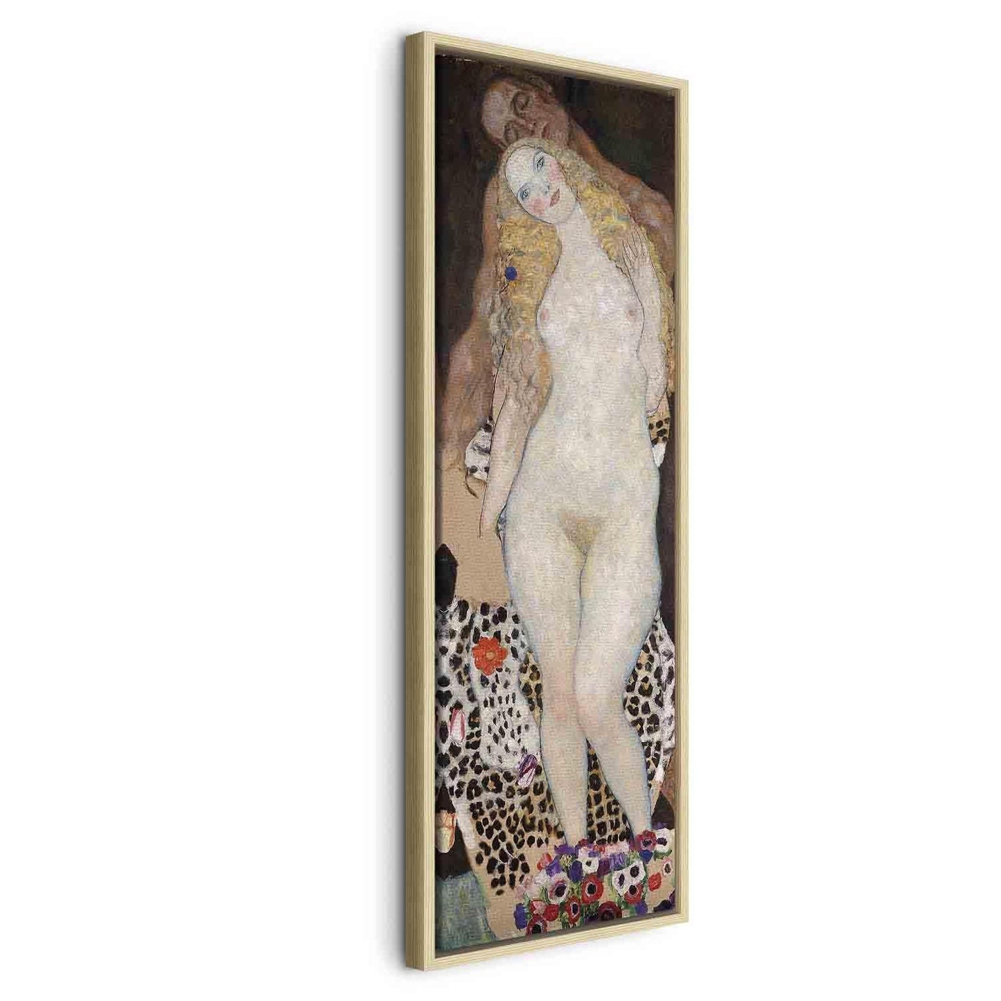 Leinwandbild - Adam and Eve (Gustav Klimt) Artgeist