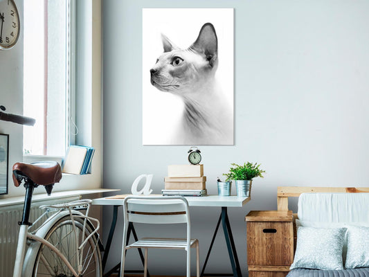 Leinwandbild - Hairless Cat (1 Part) Vertical