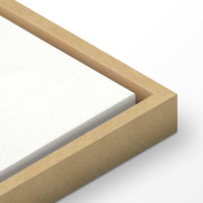 Leinwandbild - Landscape with a leaf