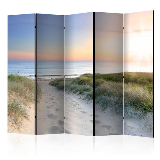 Paravent - Morning walk on the beach II Artgeist