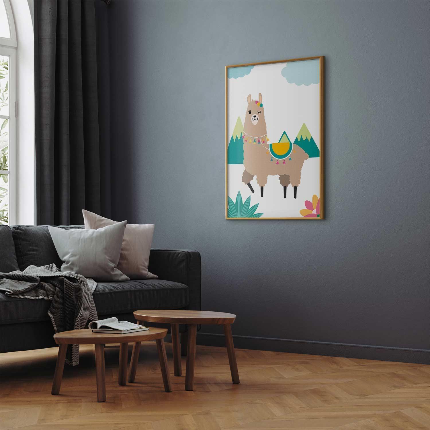 Poster - Extraordinary Llama Artgeist