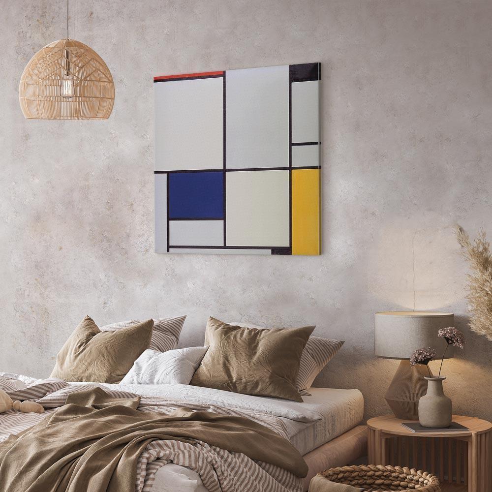 Leinwandbild - Piet Mondrian – Tableau I