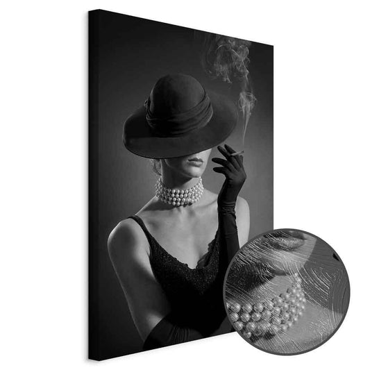 Leinwandbild - Black Elegance (1 Part) Vertical