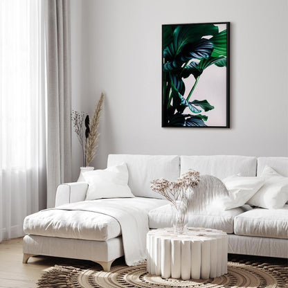 Leinwandbild - Springy Leaves (1 Part) Vertical