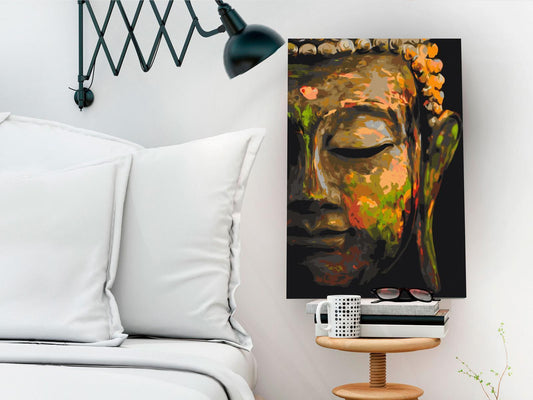Malen nach Zahlen - Buddha in the Shade