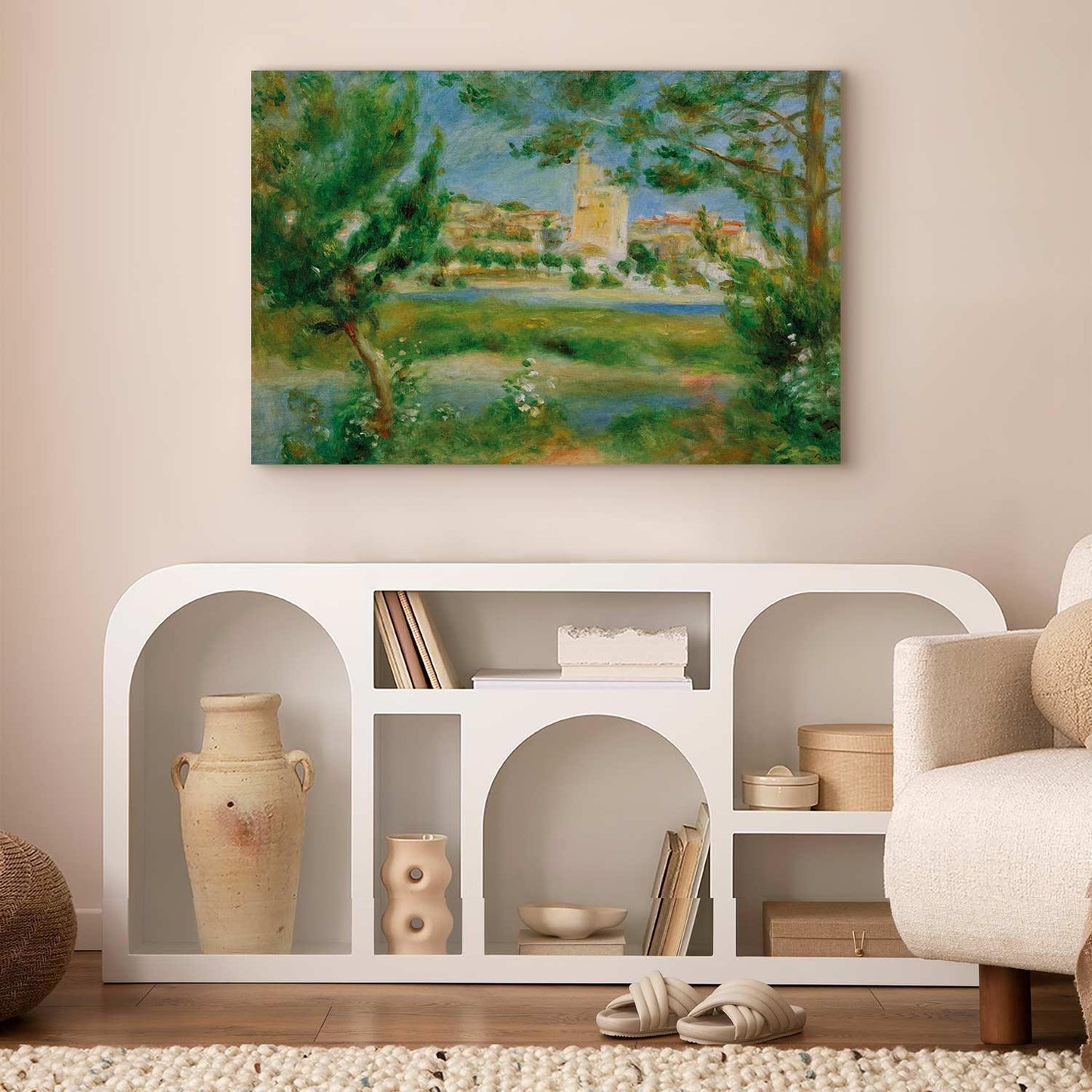 Leinwandbild - Pierre-Auguste Renoir – Villeneuveles-Avignon