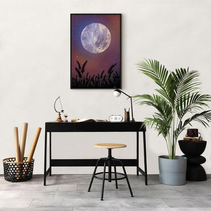 Leinwandbild - Night in the Country (1 Part) Vertical