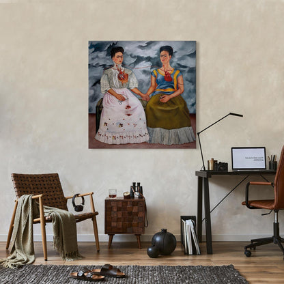 Leinwandbild - Frida Kahlo – The Two Fridas