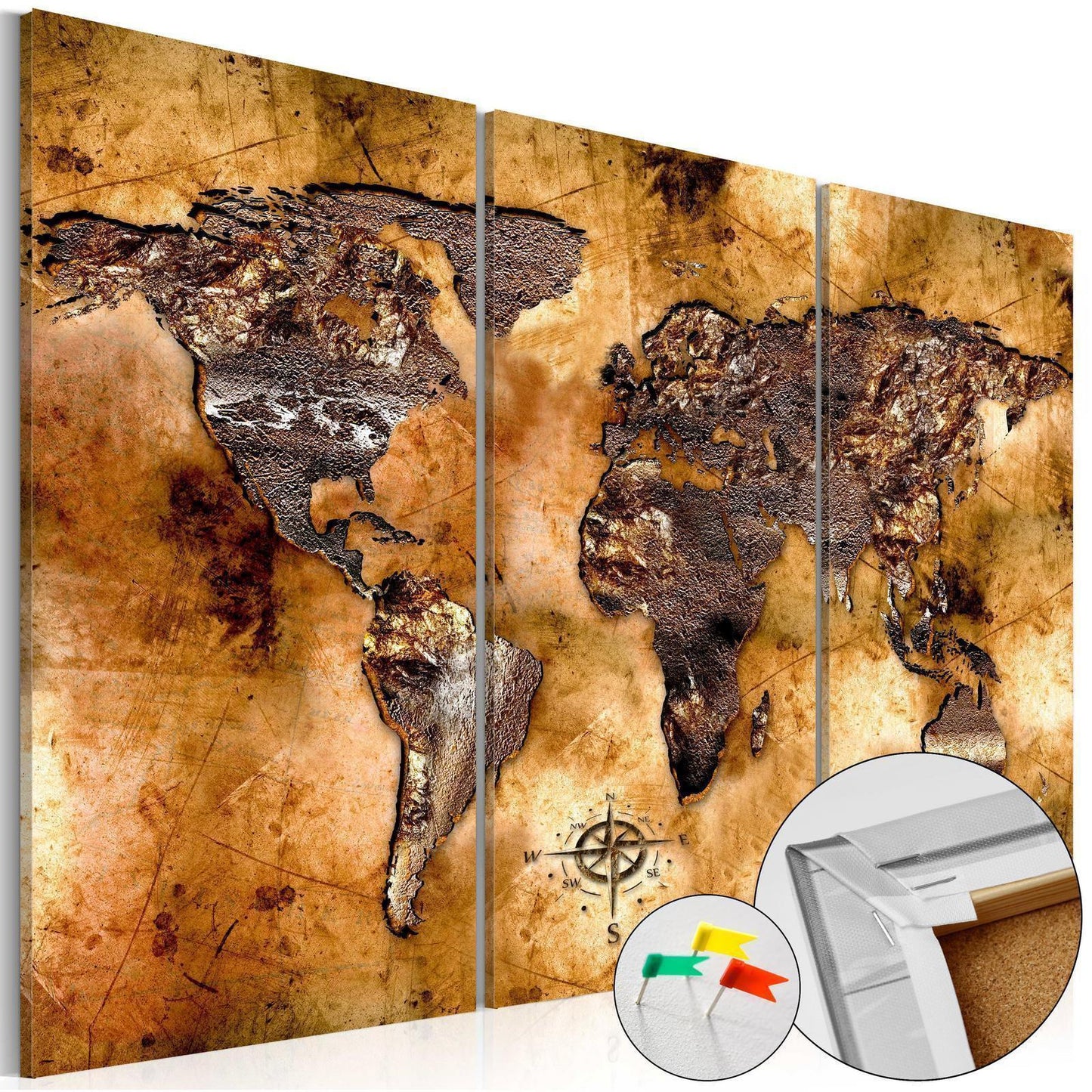 Korkbild - Shade of Gold