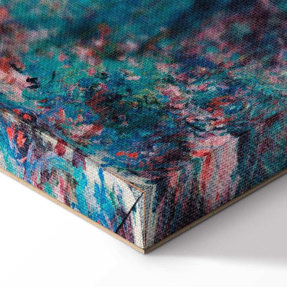 Leinwandbild - Claude Monet – La maison de l'artiste vue du jardin aux roses