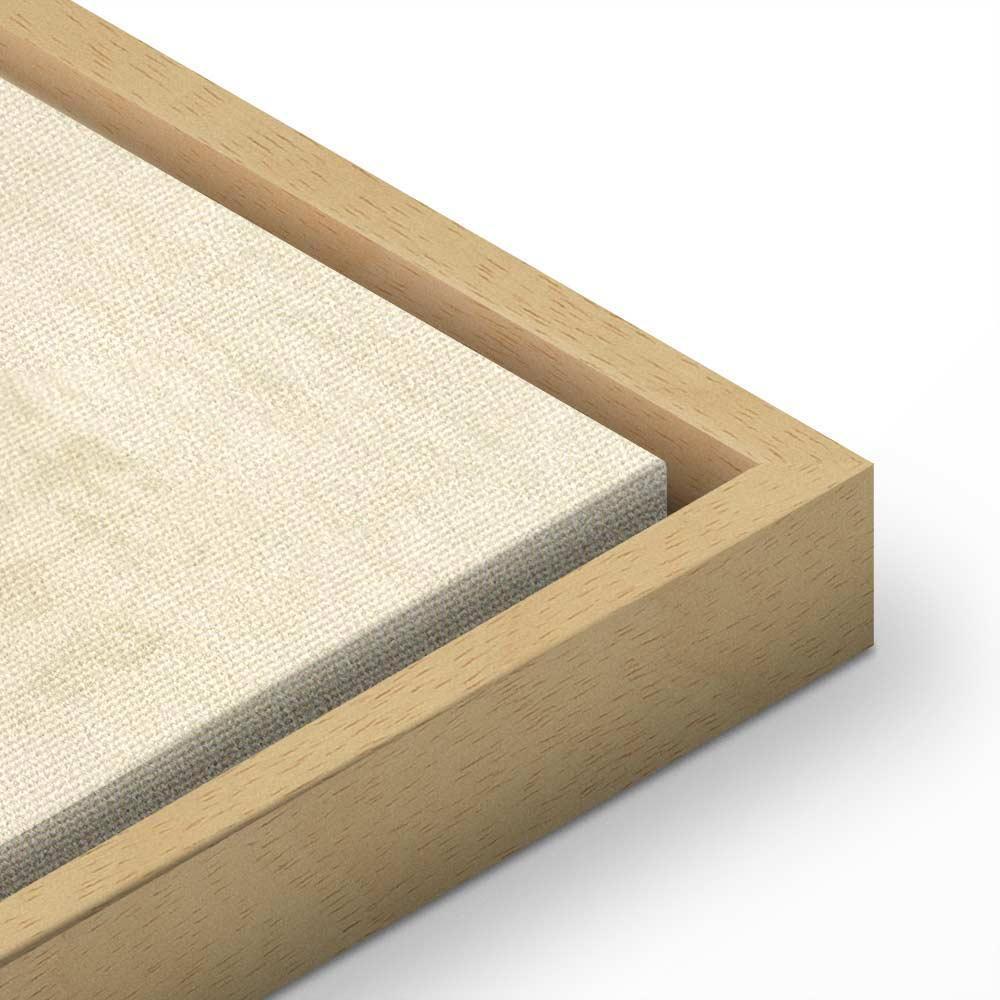 Leinwandbild - Flowers in Beige (1 Part) Wide