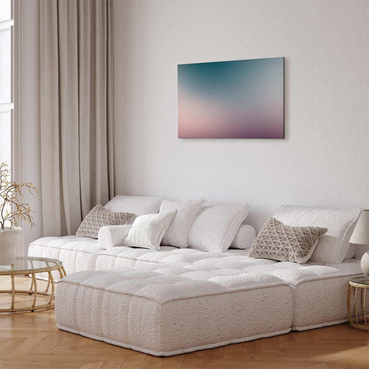 Leinwandbild - Nostalgic Gradient - Gradient Composition in Subdued Colors Artgeist