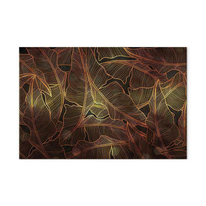 Leinwandbild - Dance of Golden Leaves (1 Part) Wide