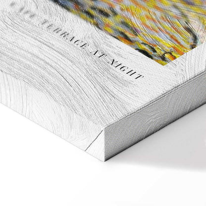 Leinwandbild - Cafe at Night (1 Part) Vertical