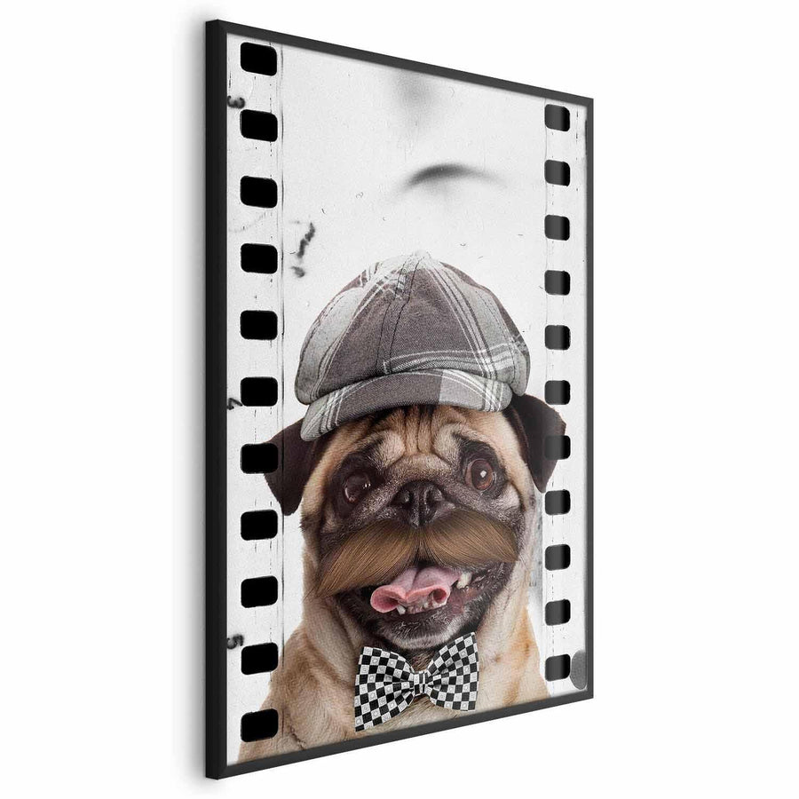 Poster - Pug in a Hat Artgeist