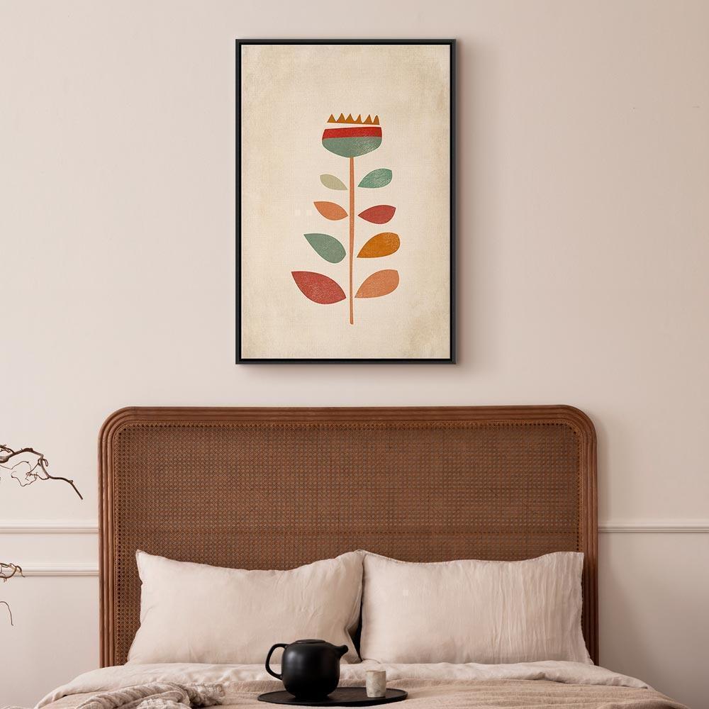 Leinwandbild - Queen of Flowers (1 Part) Vertical