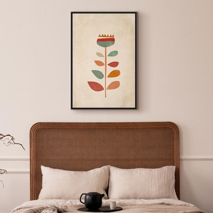 Leinwandbild - Queen of Flowers (1 Part) Vertical